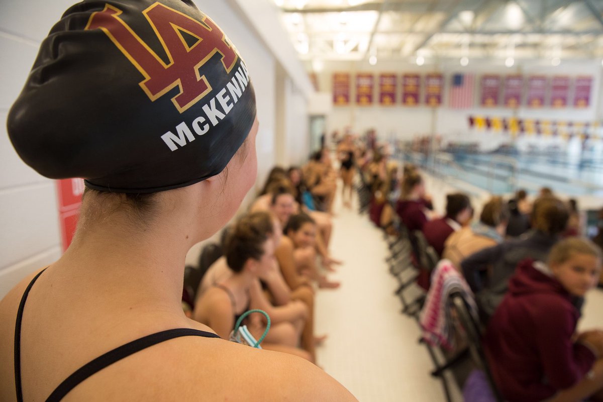LAGoRamblers's tweet photo. A few scenes from the inaugural @LoyolaSwimDive meet in our new John D. Norcross ‘54 Aquatic Center! Special thanks to @frpatmcgrath for leading us in prayer and to our friends from the @SICPWolfpack swim team for sharing in the experience! #goramblers #LABecomeMore https://t.co/YVnx5bLQiy