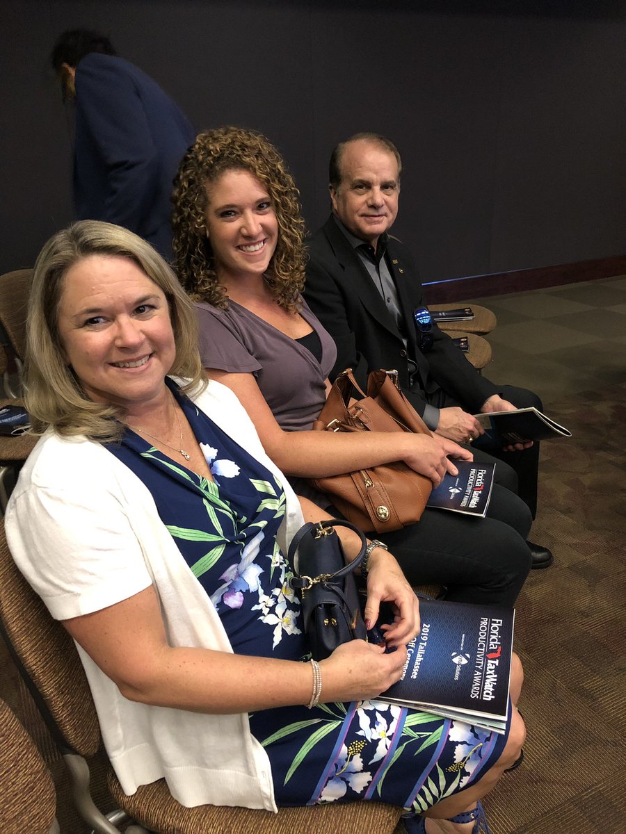 Joining <a href="/FICPA/">FICPA</a> Chair <a href="/dupree_abby/">Abby Dupree</a> + Past Pres <a href="/StamStathisCPA/">Stam Stathis</a> Honoring employees of state of Florida for innovative initiatives saving taxpayer $ &amp; creating efficiencies <a href="/FloridaTaxWatch/">Florida TaxWatch</a> Productivity Awards #innovation Proud to be a sponsor