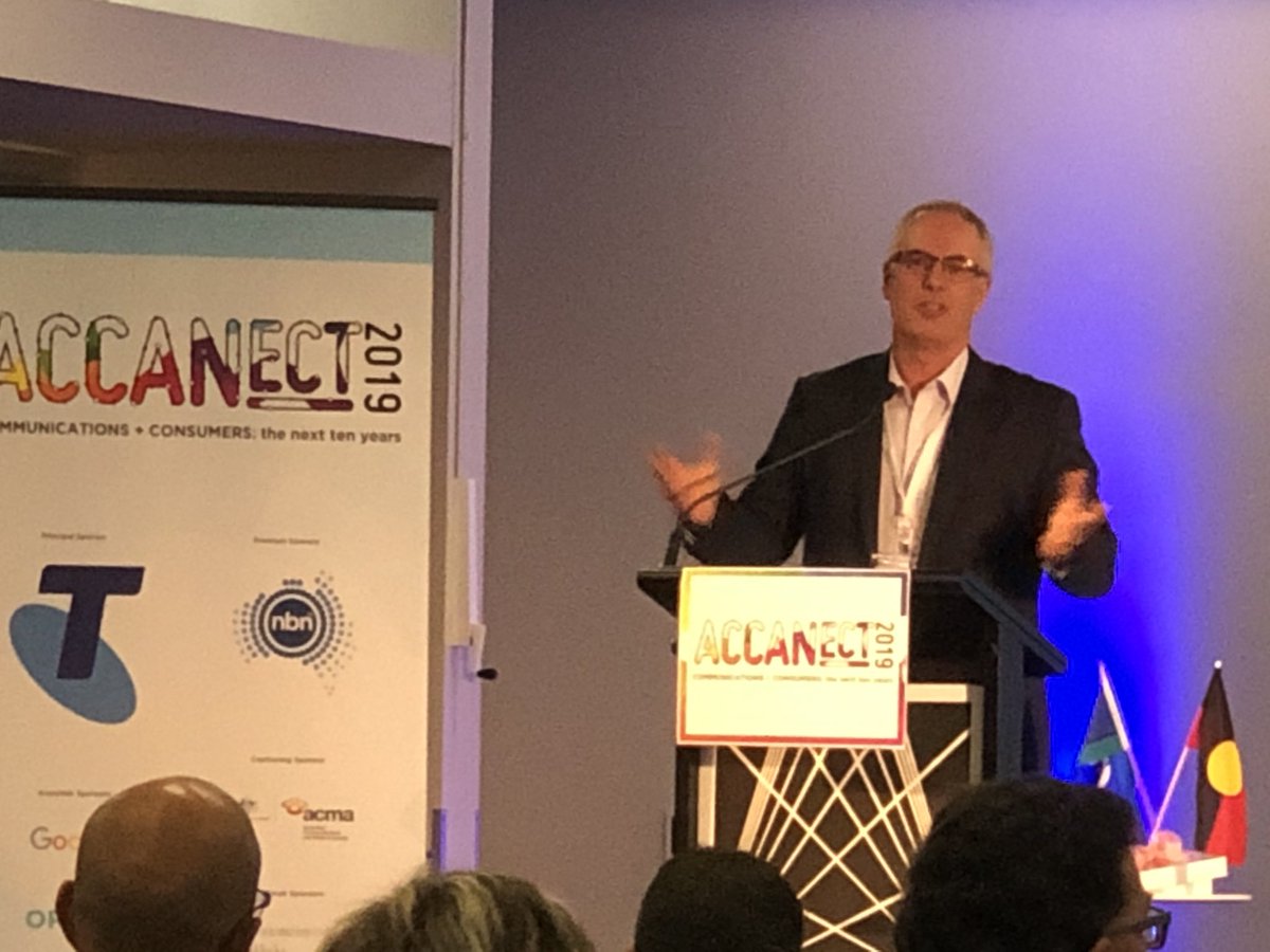 AMTA CEO, Chris Althaus speaking about 5G at #ACCANect2019 this morning