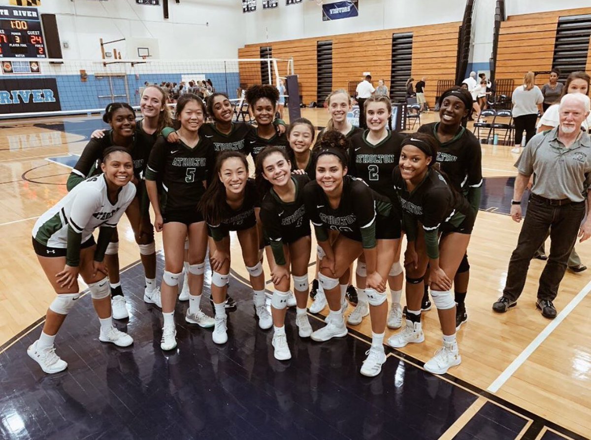 Atholton Volleyball (@atholtonvball) on Twitter photo FIRST GAME, FIRST DUB!๐๐ค๐// Congrats to Atholton volleyball for going 3-0 against South River High School Tuesday night! <a href="/AthleticsAtAHS/">Atholton Athletics</a> FIRST GAME, FIRST DUB!๐๐ค๐// Congrats to Atholton volleyball for going 3-0 against South River High School Tuesday night! <a href="/AthleticsAtAHS/">Atholton Athletics</a>
