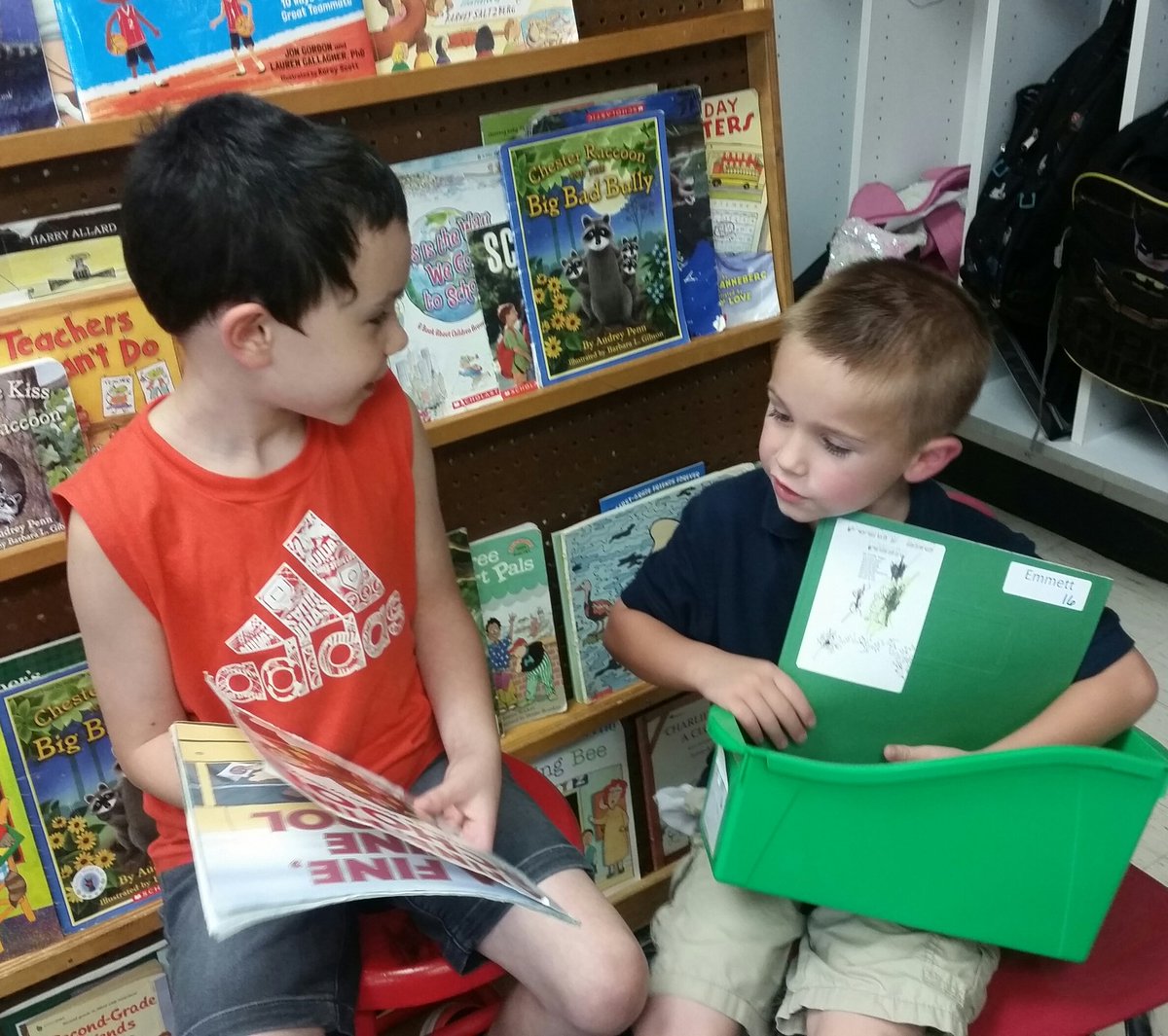 mrs_melish's tweet photo. First day with our new Alt-K Reading Buddies...not sure who was more excited!  They all did a great job! #collaborate #inspire https://t.co/dRgVth2MQ5