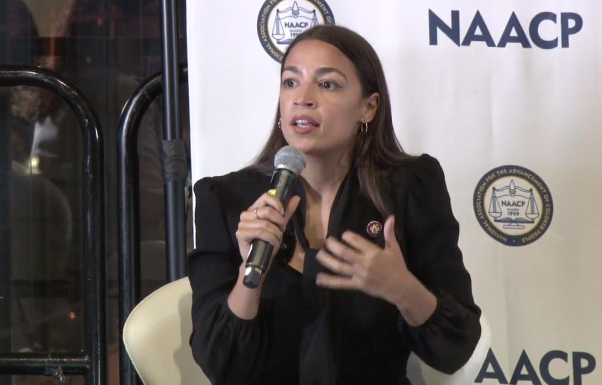 <a href="/AyannaPressley/">Ayanna Pressley</a> <a href="/NAACP/">NAACP</a> <a href="/DerrickNAACP/">Derrick Johnson</a> <a href="/NAACP_YC/">NAACP Youth Council</a> <a href="/IlhanMN/">Ilhan Omar</a> “Center your spiritual self.”  - <a href="/RepAOC/">Rep. Alexandria Ocasio-Cortez</a> talks about the ways #TheSquad maintain their sanity while dealing with racism, sexism, injustice and dehumanization. <a href="/NAACP/">NAACP</a> <a href="/DerrickNAACP/">Derrick Johnson</a> <a href="/naacp_yc/">NAACP Youth Council</a>  #CBCFALC19