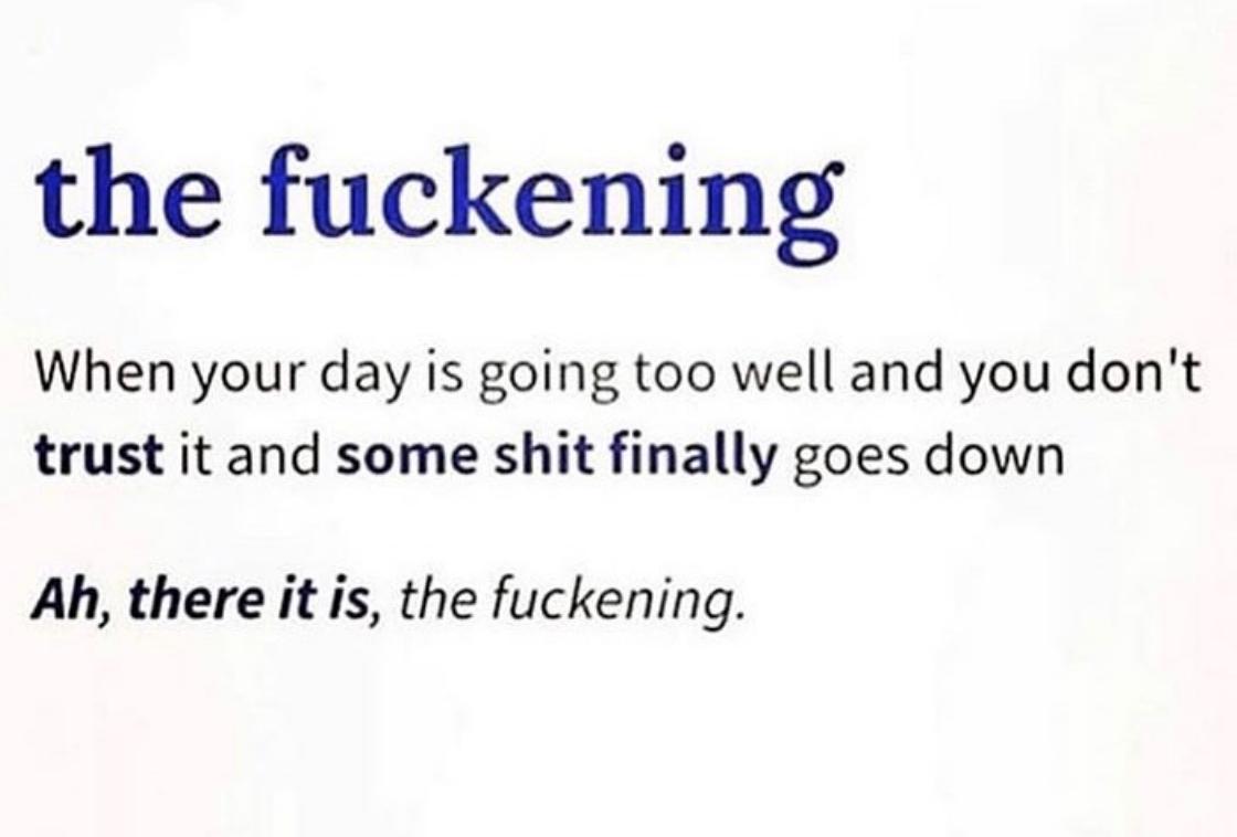 I seent it.