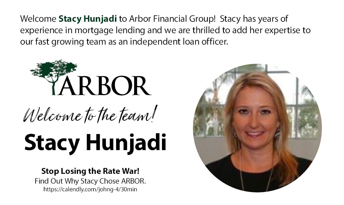 ArborFG's tweet photo. Welcome Stacy Hunjadi to the Arbor Family! https://t.co/xT7CL7cCWc