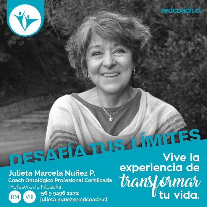 RedCoachChile's tweet photo. Damos la cordial BIENVENIDA a Julieta Nuñez Pagnard, quien se suma como miembro a nuestra red.

¡Bienvenida a Redcoach Chile!

Más información de Julieta en:
https://t.co/axY5p94yyV https://t.co/7dnNKpARkZ
