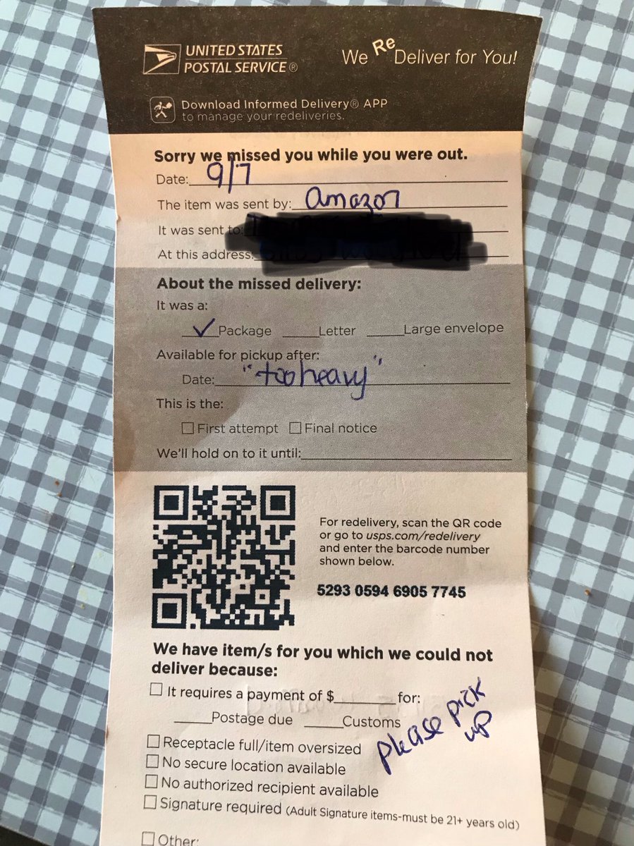 usps no authorized recipient available
