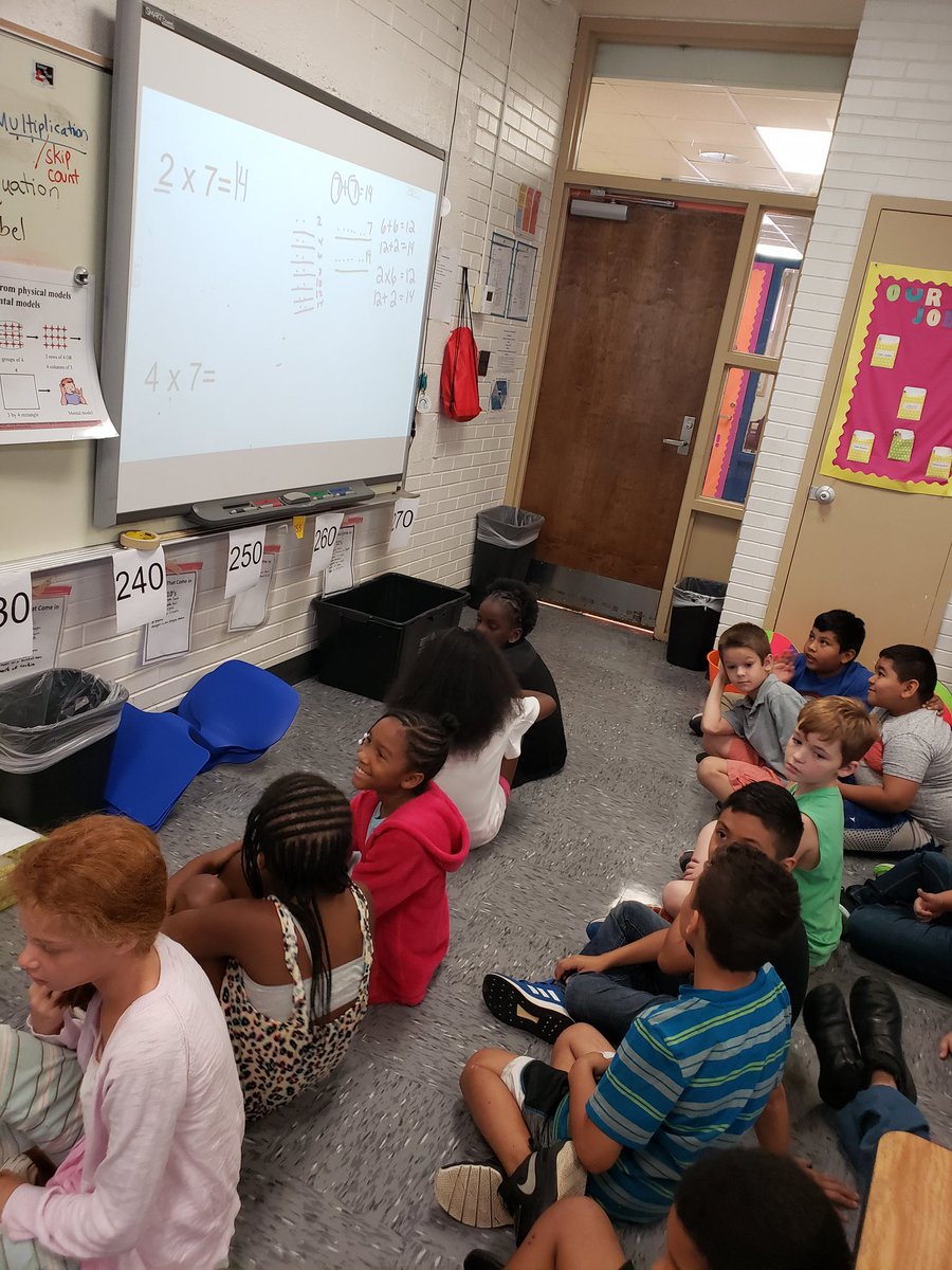 hgpounders's tweet photo. Total engagement today with @numbertalks! We are excited to find relationships in multiplication!! #doubles #doublethegroups #fcslearn @WeedenElem #studentthinking #qualityconversation #mathisfun https://t.co/ZSOZU59XIM