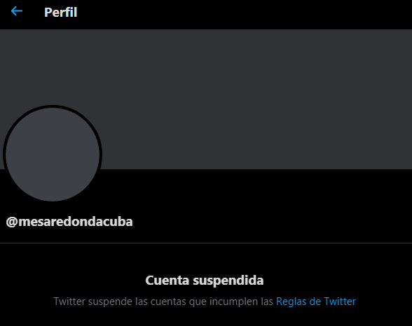 Durante la intervención de <a href="/DiazCanelB/">Miguel Díaz-Canel Bermúdez</a> en la Mesa Redonda, #Twitter suspendió las cuentas de los principales medios y operadores de información de #Cuba. En una evidente operación concertada se trató de limitar los pronunciamientos de los revolucionarios en favor de la verdad.