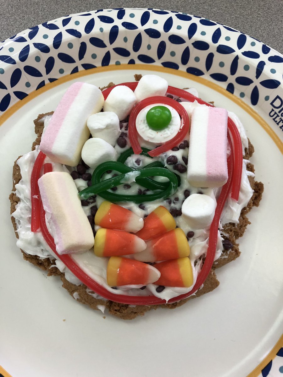 bckatora's tweet photo. 5th period rendition of an animal cell. #ediblelearning #mykidsrock #bshsrocks https://t.co/yU6EZTNu0t