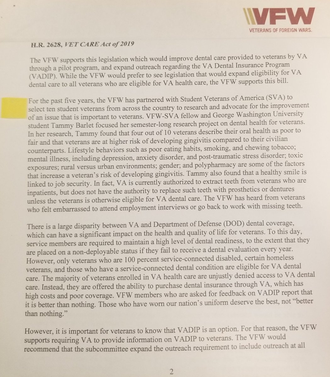 Tammy_Barlet's tweet image. My name &amp;amp; reseach added to #VFW testimony for a hearing about HR2628 &amp;amp; will forever be a part of offical hearing record.😁
Not to bad for their 1st #Coastie 😉

Do u have an veteran issue that drives your passion? Apply 2020 VFW-SVA Leg Fellow. Deadline 9.30 #studentvets
