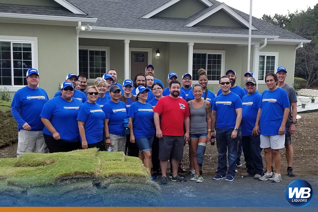 WBLiquors's tweet photo. The Wb Liquors team and @HomesForOurTrps came together to help landscape Army Sgt. LisaMarie’s future custom home for 9/11 National Day of Service and Remembrance. Here are some photos of this exciting and beautiful day! #HFOT https://t.co/KTdsstZOAW