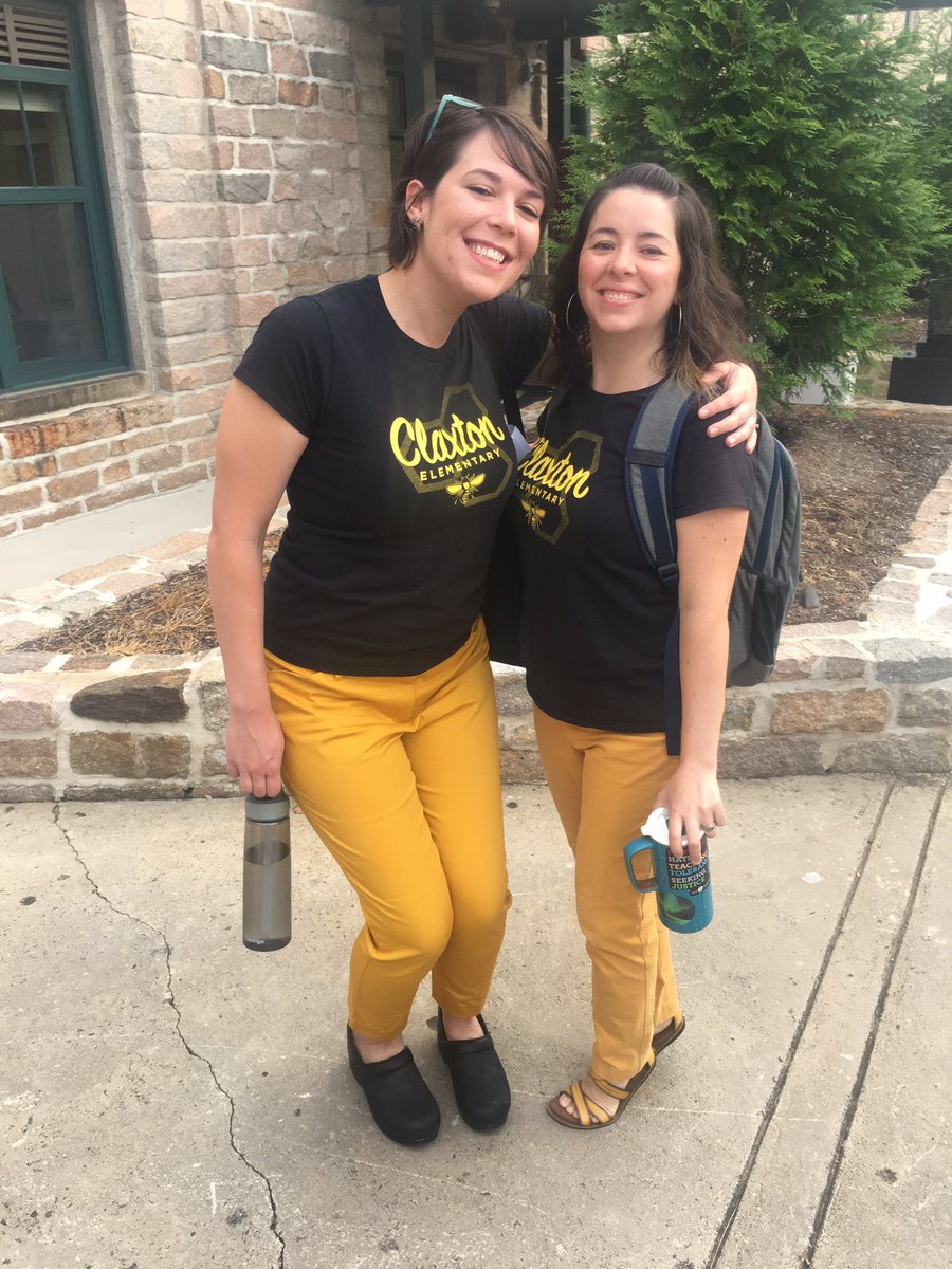 ClaxtonKinder's tweet photo. Every day @ClaxtonElem adults remind me how truly lucky I am. No matter what is thrown at us or what happens they are consistently positive, kind and loving. Basically, they’re who we teach our kids to be. Also, I’m not crying - you’re crying. Missing pics from many, watch out! https://t.co/q84j41IoQr