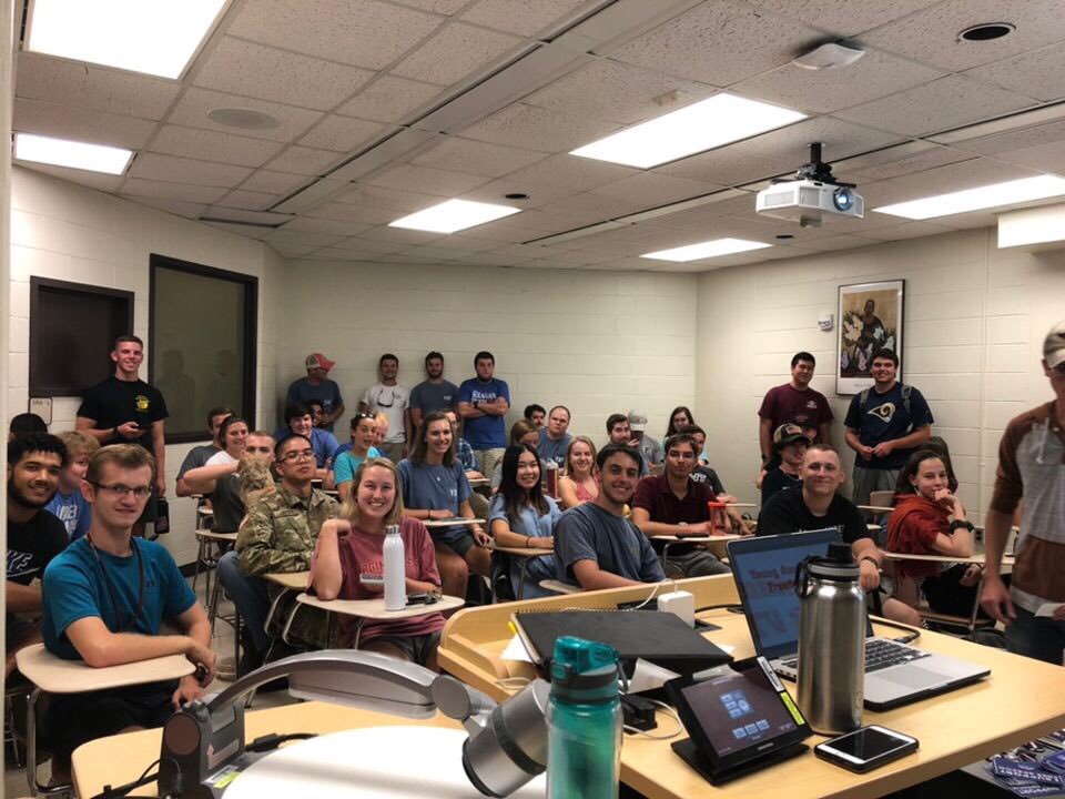 In addition to our 9/11 memorial this morning, we had our first club meeting this evening. The attendance was incredible and we look forward to an awesome year with a lot of new members!