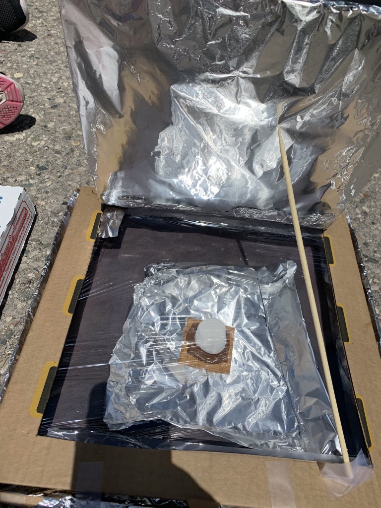I usually do a #STEM project of solar ovens as a part of my Conversation of Energy Unit with my Grade 5s. I need to mix it up this year. Any suggestions? #stemisforeveryone #etfowis #scienceproject