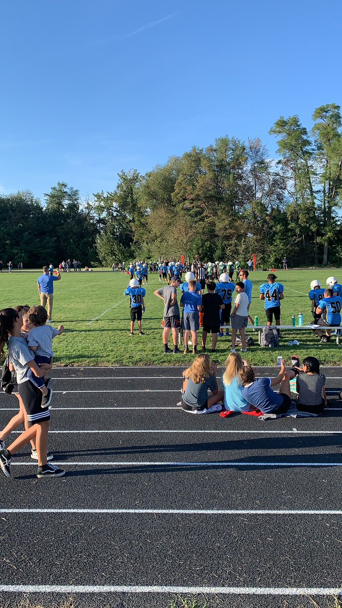 #trooperproud of these 7th grade football players this afternoon—working hard to the end!