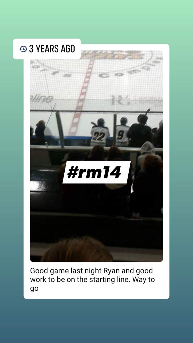 McbeathBarry's tweet photo. This time of year is hard now not seeing you working towards your goals, missing you on the ice Ryan. #rm14,  #forbeefy https://t.co/bOjCfZPTSn