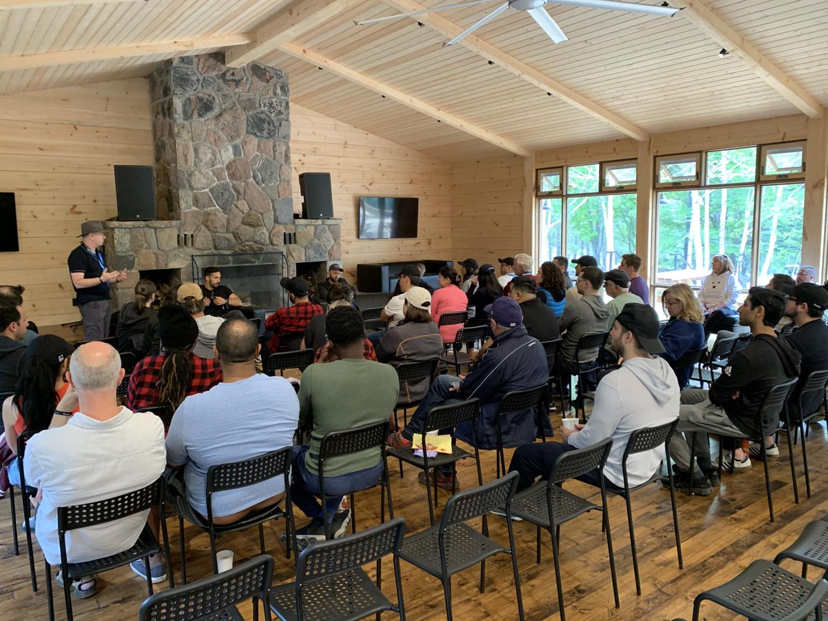 Fahad_Diwan's tweet photo. I had an unbelievable experience @firesideconf this past weekend. It was an honour to speak on the Access to Justice panel w/ @snafisahmed from @RyersonLIZ and Sophie Tremblay from @NOVAlex_MTL. Thx @minuteboxinc for the invite! I highly recommend attending next year! #legaltech https://t.co/ldkHiiNhNa