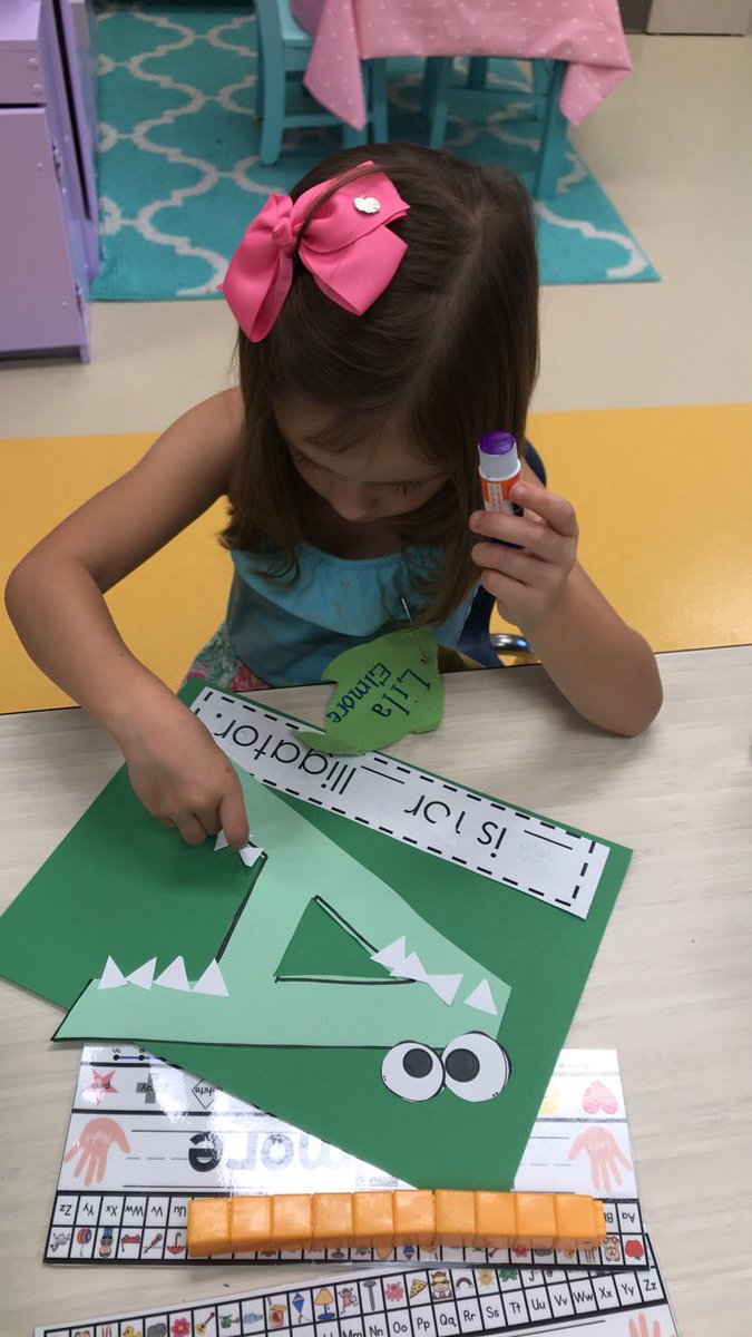 shrevesc08's tweet photo. @Enon_Elementary Kinders are loving ABC Bootcamp! C is for 🍪! O is for 🐙! A is for 🐊! We are mastering our letters and sounds while having fun! #oneccps #enonrocks https://t.co/8rXer1Raz5