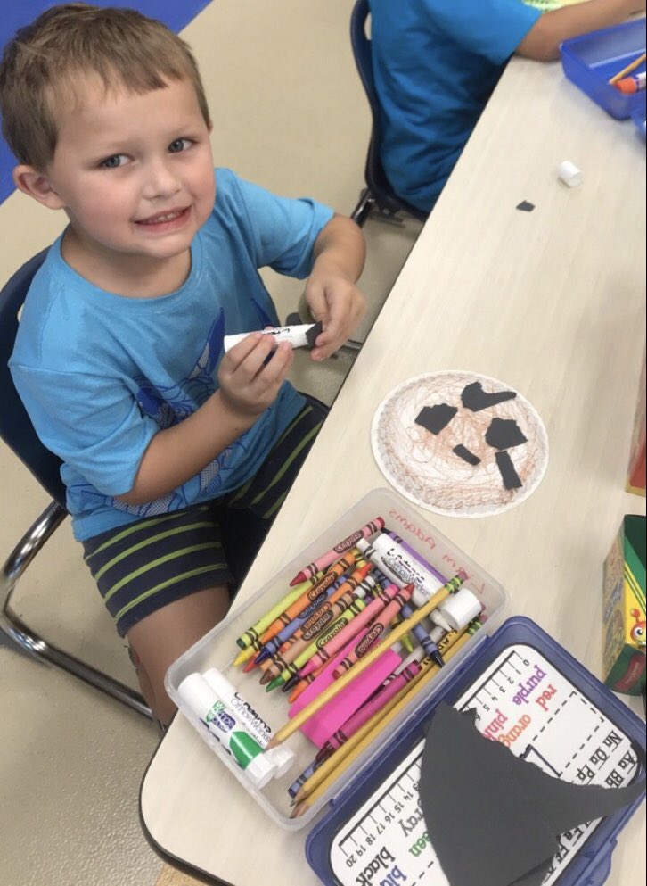 shrevesc08's tweet photo. @Enon_Elementary Kinders are loving ABC Bootcamp! C is for 🍪! O is for 🐙! A is for 🐊! We are mastering our letters and sounds while having fun! #oneccps #enonrocks https://t.co/8rXer1Raz5