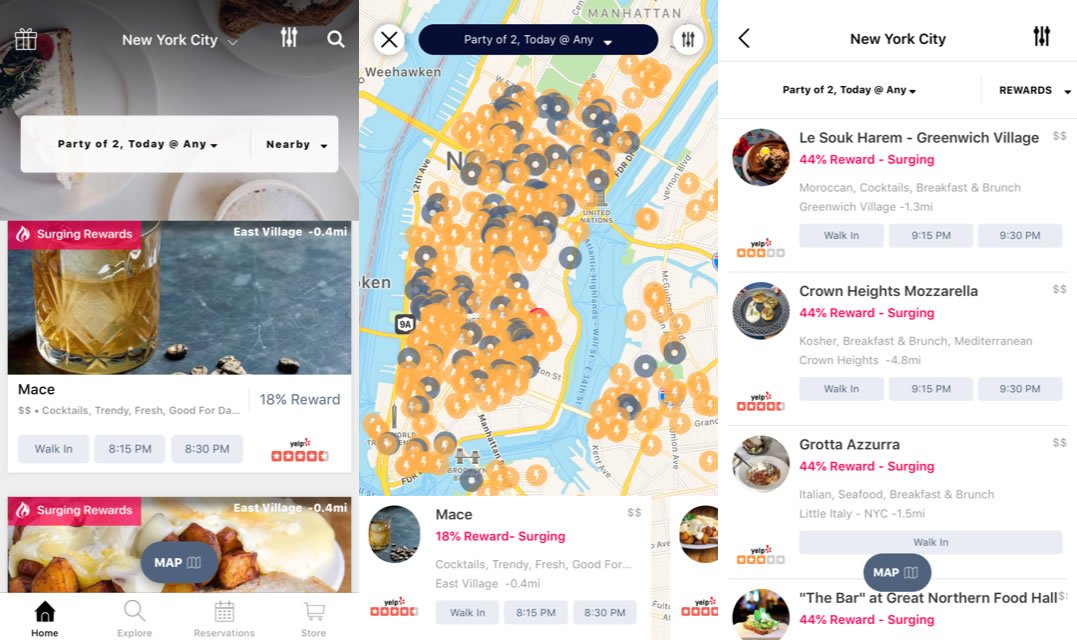 Check out my post about the Seated App which gives you rewards up to 44%for making restaurant reservations through the app: bit.ly/2mdcB7S. get $15 bonus after your first reservation