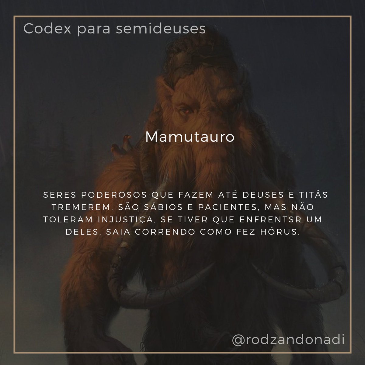 rodzandonadi's tweet photo. Três raças de taurianos, os habitantes do reino de Animalia em Etherion @legadosetherion https://t.co/0ZwTZF09TA