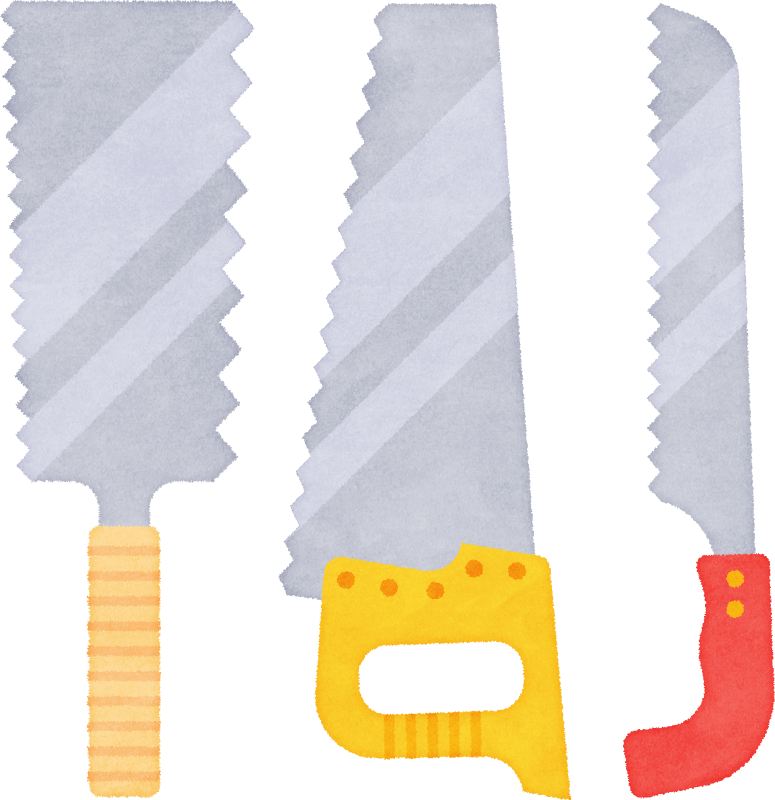スタンプ販売中 イラスト素材 Penta のこぎりのイラストを追加しました Penta フリー素材 イラスト T Co W25q1v5txm