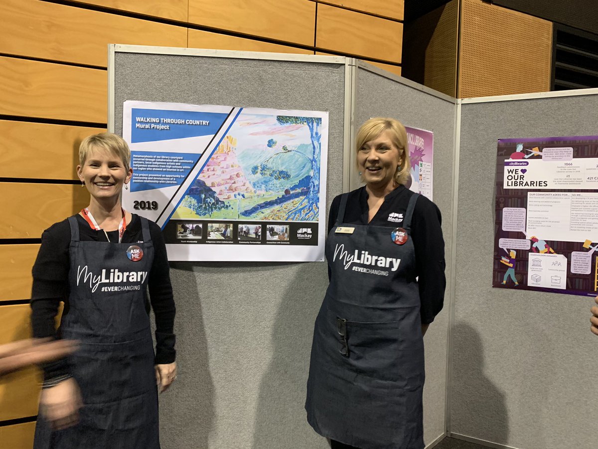 Louisedenoon's tweet photo. Poster session at #Qpla2019 a great way to learn and engage with staff in #qldlibraries doing innovative and inspiring work... https://t.co/YkvPyvYFJk