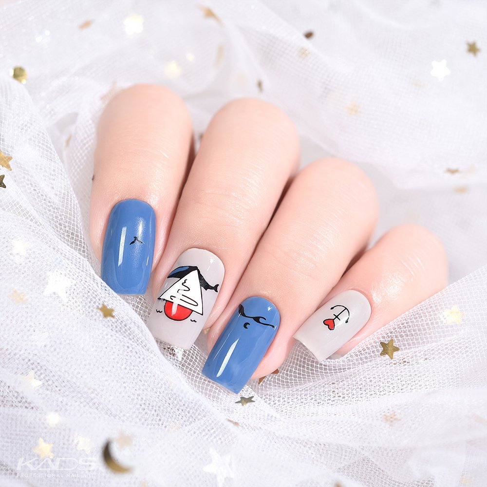 Kadsnailart's tweet photo. Nail design using KADS stamping plate Summer 005 from AliExpress store(link in bio). #nails #kads #kadsnailart #nailart #nailfashion #nailwork #naildesigns #nailplates #kadssummer #kadssummer005 #nailpolish #nailartaddict #summer #summernails #bluenails #oceannails #tropicnails https://t.co/PkFr1t5zxX