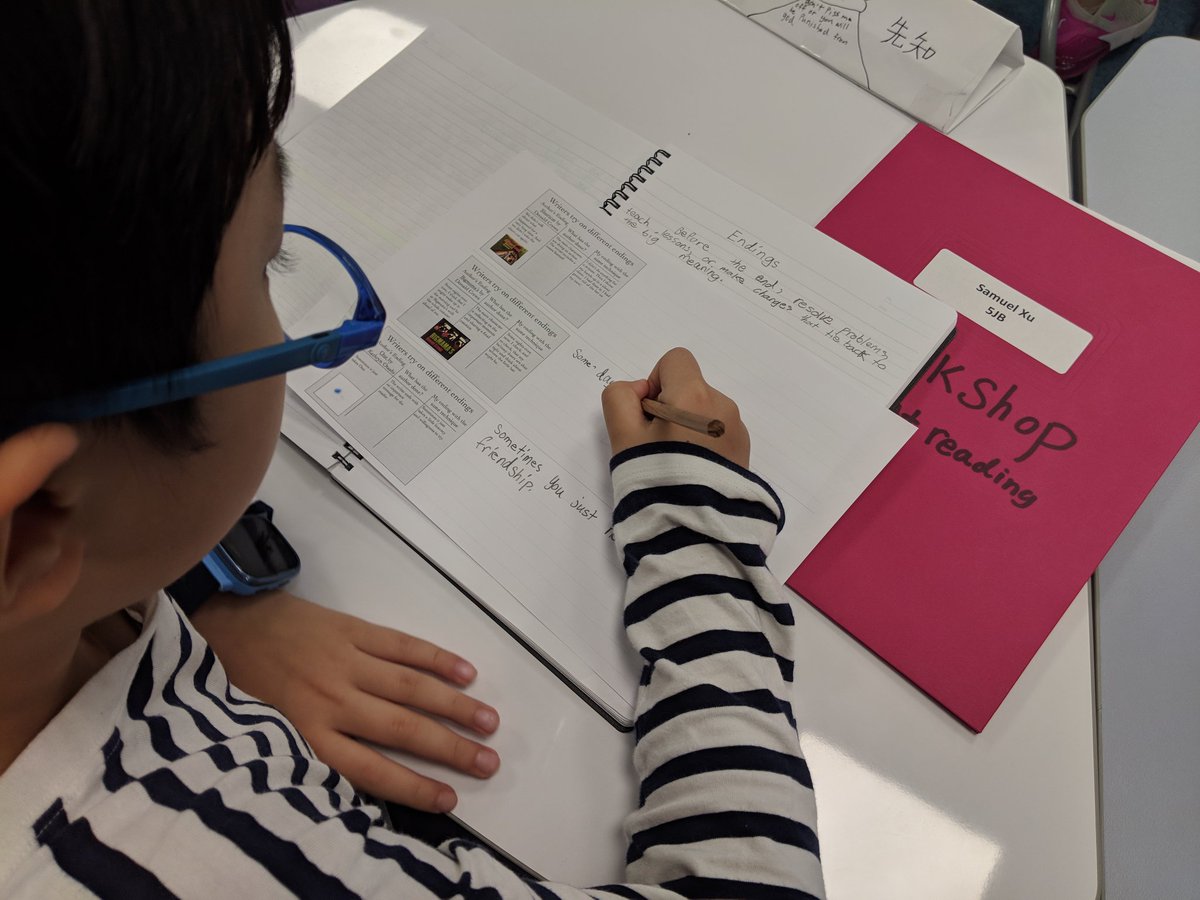 kmsutton222's tweet photo. We're using a variety of mentors to inspire our own story endings: professional writers, teachers, and peers. #TCRWP #learnISB https://t.co/Onxd1tdh2F