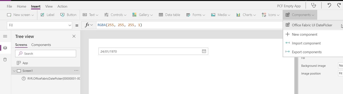RajYRaman's tweet image. BIG NEWS!!! PCF on canvas apps is available (in OCE). I look forward to all the awesome components that can now be used in canvas apps.. #PowerAppsComponentFramework #PowerApps