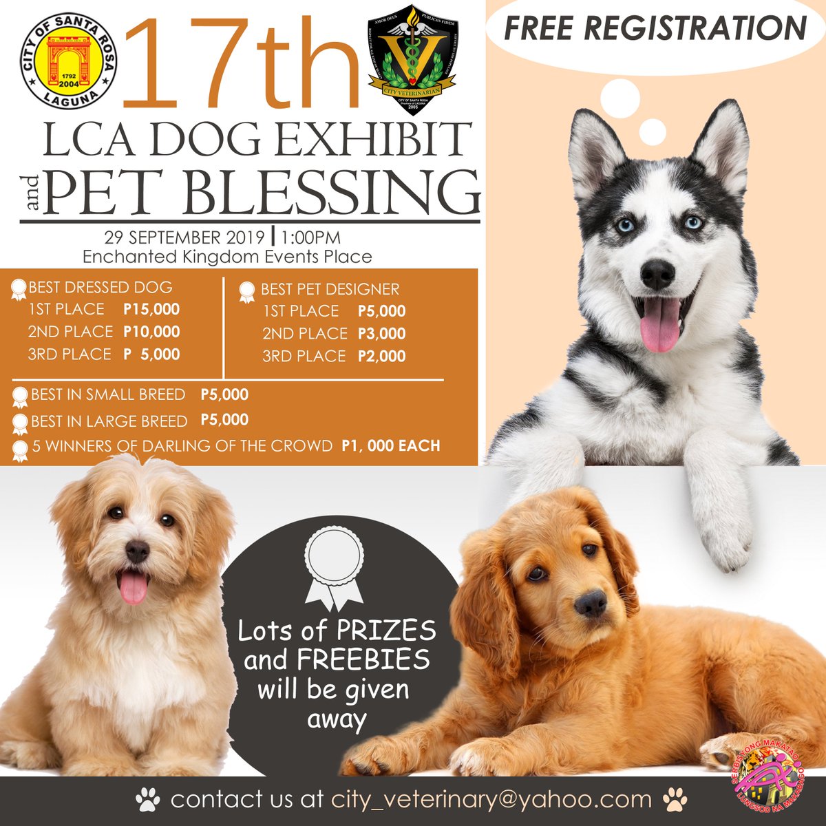 free pet registration