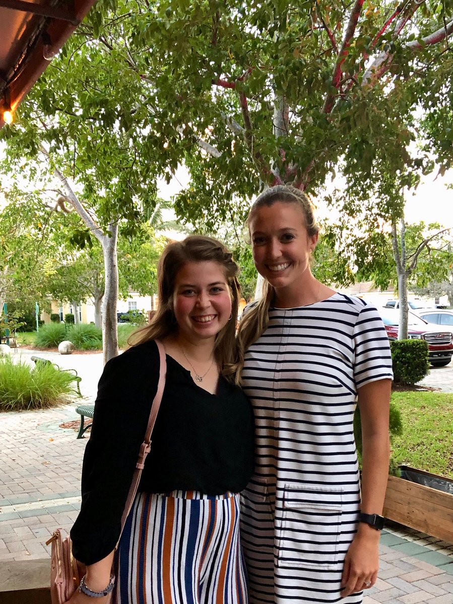 PGAWORKS's tweet photo. The #PGAWORKSFellowship is more than just another career opportunity, it’s a family. @southfloridapga Fellowship Alum Madison Temple recently had dinner with current fellow @danielle_muench to share tips, from one Fellow to the next. #PGAWORKS https://t.co/WIZyRTpZhm