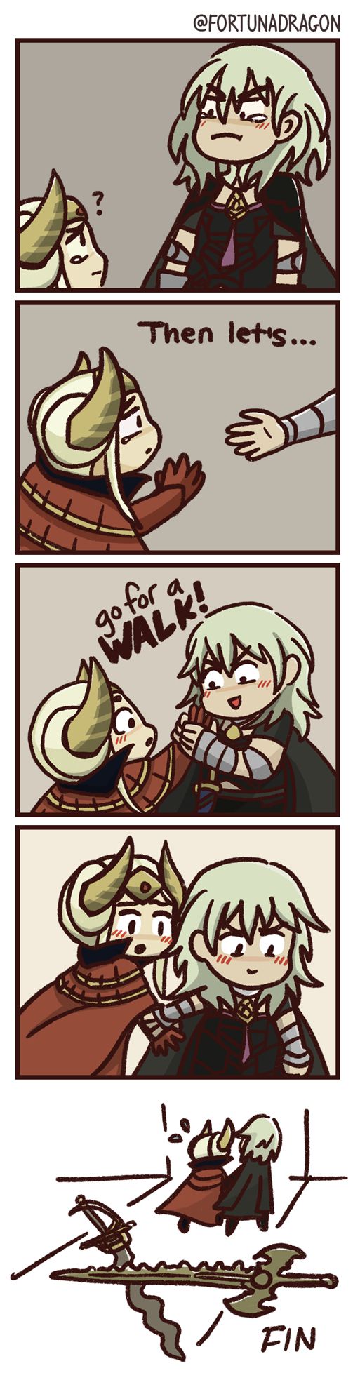 tuna on Twitter "when you don't go B.E. route, but still love edelgard