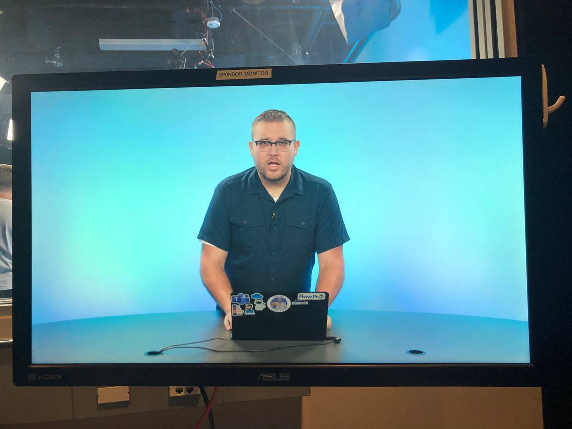 JonJLevesque's tweet image. From #FlowConf2019 directly to The Microsoft Studios to shoot an upcoming webinar! #LifeInTheCamera