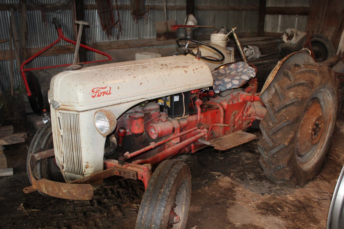 NevadaFFA's tweet photo. Eric Sporrer's Ford 8N tractor project, grandfather bought tractor in 1949 with cultivator, plow, 3 pt blade, to farm with #tractor #family #heritage #barnfresh #challenge #nevadacubpride https://t.co/VxPqb4YFhc
