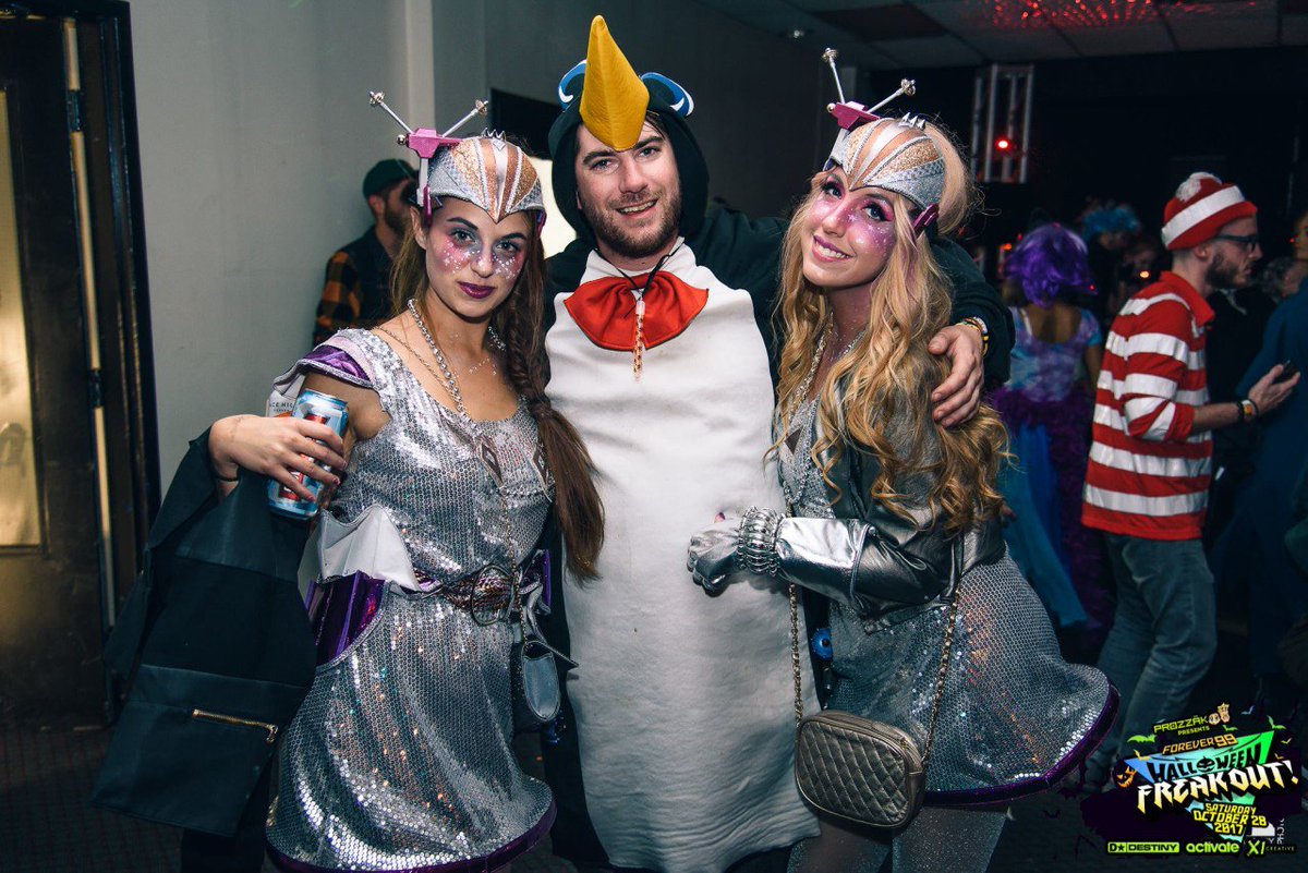 destinyevents's tweet photo. We can't believe we've seen 15 years of your sexiest, funniest & freakiest costumes! Have you started working on this year's costume yet? We can't wait to see it at #halloweenfreakout! Tickets are selling fast so grab yours at https://t.co/k06sDKyMeW ๐ป๐ฆ๐ #destinyevents https://t.co/xVtIy622fg