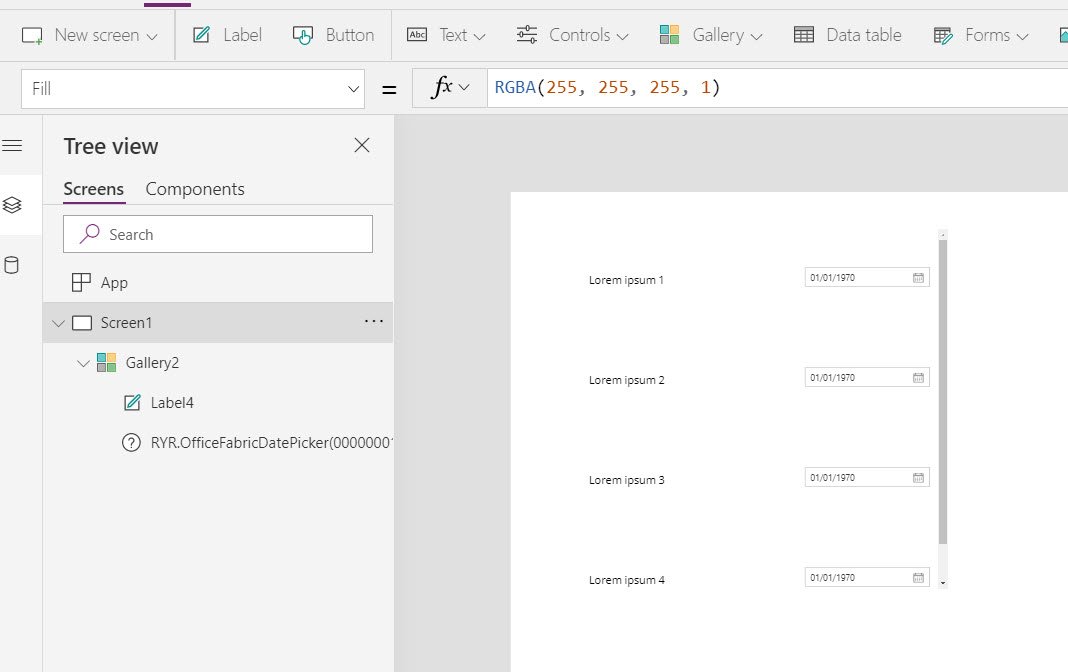RajYRaman's tweet image. Let this sink in -> You can add a PCF component as a repeatable item in a Gallery. 😮 #PowerAppsComponentFramework #PowerApps