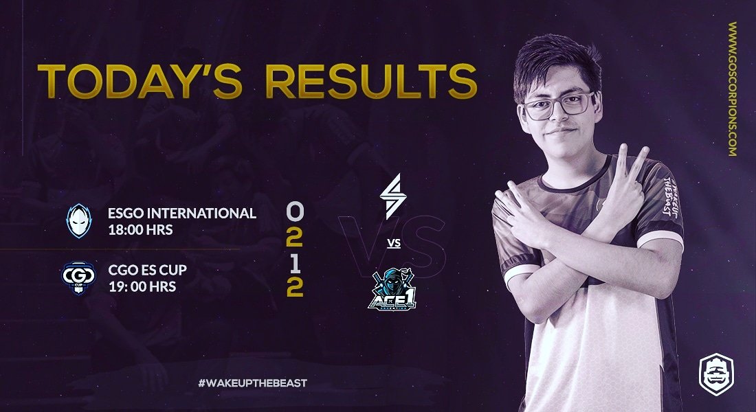 🦂| #Derrota
🗡️| @CGO_ClashRoyale / <a href="/eSGo_GG/">eSGo</a>
📰| 0 - 2 / 1 - 2

Hoy nos toca caer contra un rival que no los puso difícil <a href="/ACE1_ARG/">ACE 1 Argentina</a>.
Volteamos la página y miramos de frente.

¿Cual será el próximo desafío?

#SCORPIONSPROUD