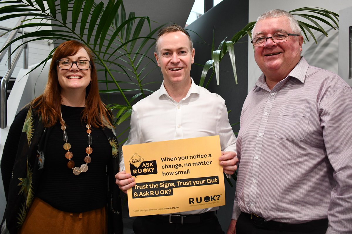 𝐑 𝐔 𝐎𝐊?
Today is R U OK Day, the national day of action reminding all Australians to ask "Are you OK?" and to support those around you who may be struggling with the ups and downs of life. Not sure how to ask? ruok.org.au/how-to-ask #RUOKDay #TrustTheSigns