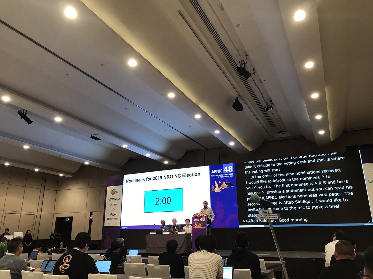 Krishna_kps's tweet photo. #APNIC48 #Day3 NRO NC election, policy SIG and AMM day. Best of luck NRO NC nominees https://t.co/BLIxAcjFXB