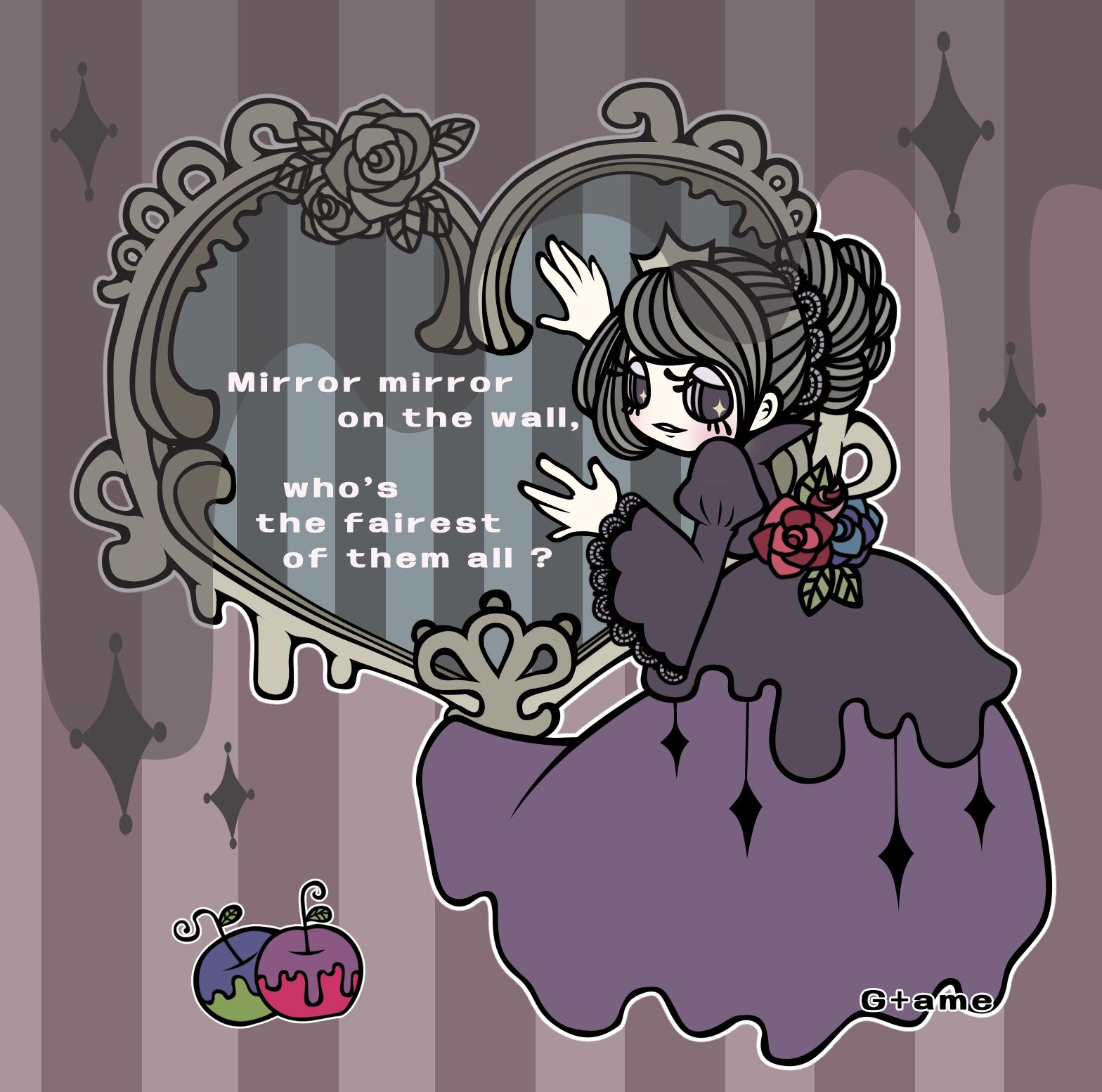 とも Tomottofactory Twitter Da Mirror Mirror On The Wall Who S The Fairest Of Them All 鏡よ鏡 世界で一番美しいのは誰 イラスト 白雪姫 創拡 T Co 8fjzh9uz Twitter