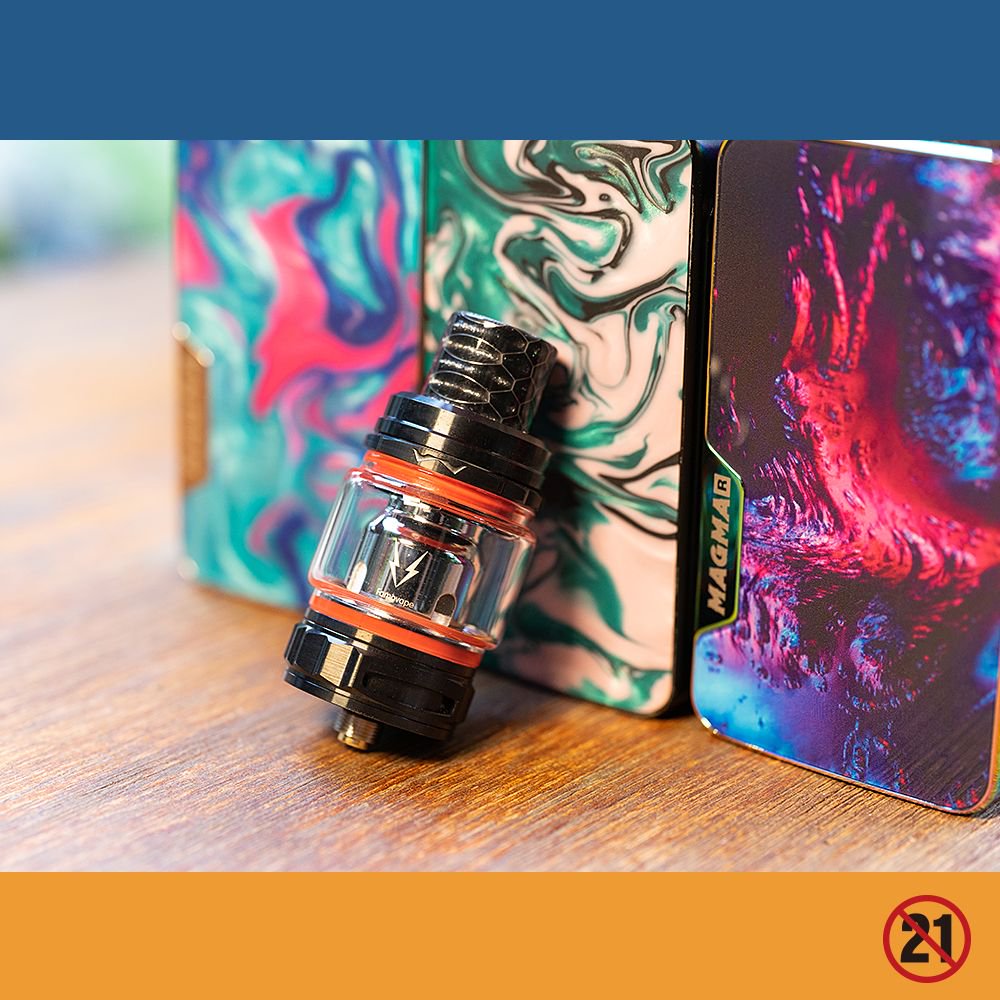 famovape's tweet image. Vector tank, best partner of Magma box mod, tag your bro who is your best vape patner?

————————————————⠀

find more info here 💁‍♀&amp;gt;&amp;gt; famovape.com 

#famovape #vectortank