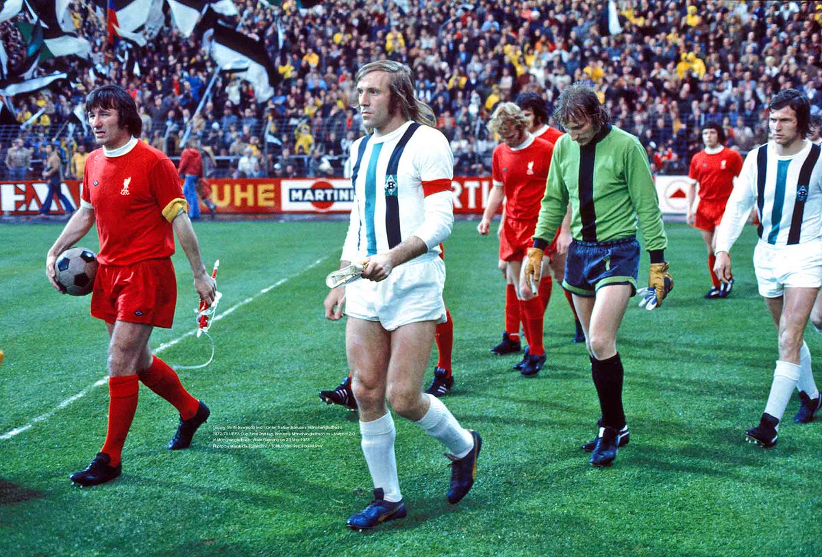 tphoto on Twitter: "Tommy Smith(liverpool) and Günter Netzer(Borussia  Mönchengladbach) 1972-73 UEFA Cup Final 2nd leg, Borussia Mönchengladbach  vs Liverpool 2-0 at Mönchengladbach, West Germany on 23 May 1973 Photo by  Masahide Tomikoshi /