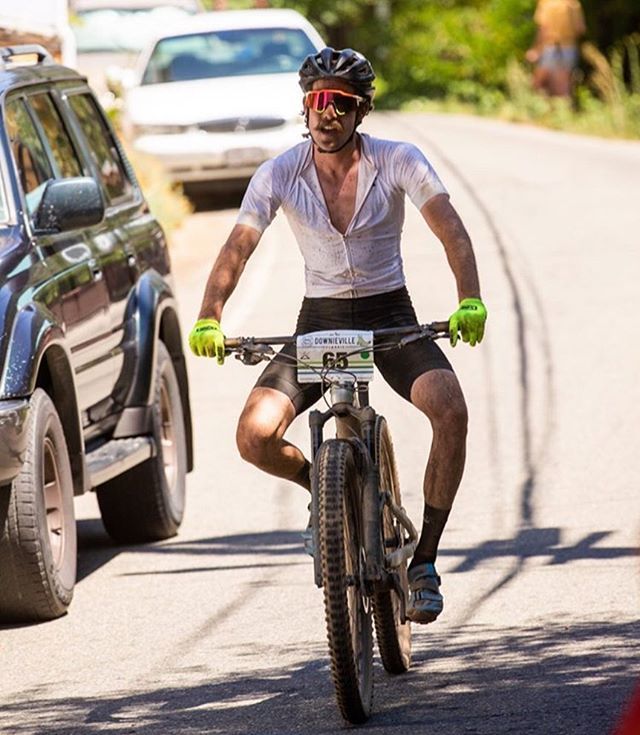 MoranPierce's tweet photo. Doesn’t matter how ready I’ve been for the Downieville Classic in the past, it just kinda destroys me... as you can see.😁 @patagonia_mtb thanks for the finish line shot!🙌🏼 https://t.co/0cPBw2q9wx https://t.co/Mx9EUN1MZJ