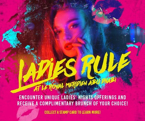 Ladies do you know every night is YOUR night at <a href="/RoyalMeridienAD/">LeRoyalMeridienAD</a> ? Encounter Unique ladies night offerings and receive a complimentary brunch of your choice!
Her #Thursyay at LRM Central awaits you tonight.

All Days Details bit.ly/2kvXeXM