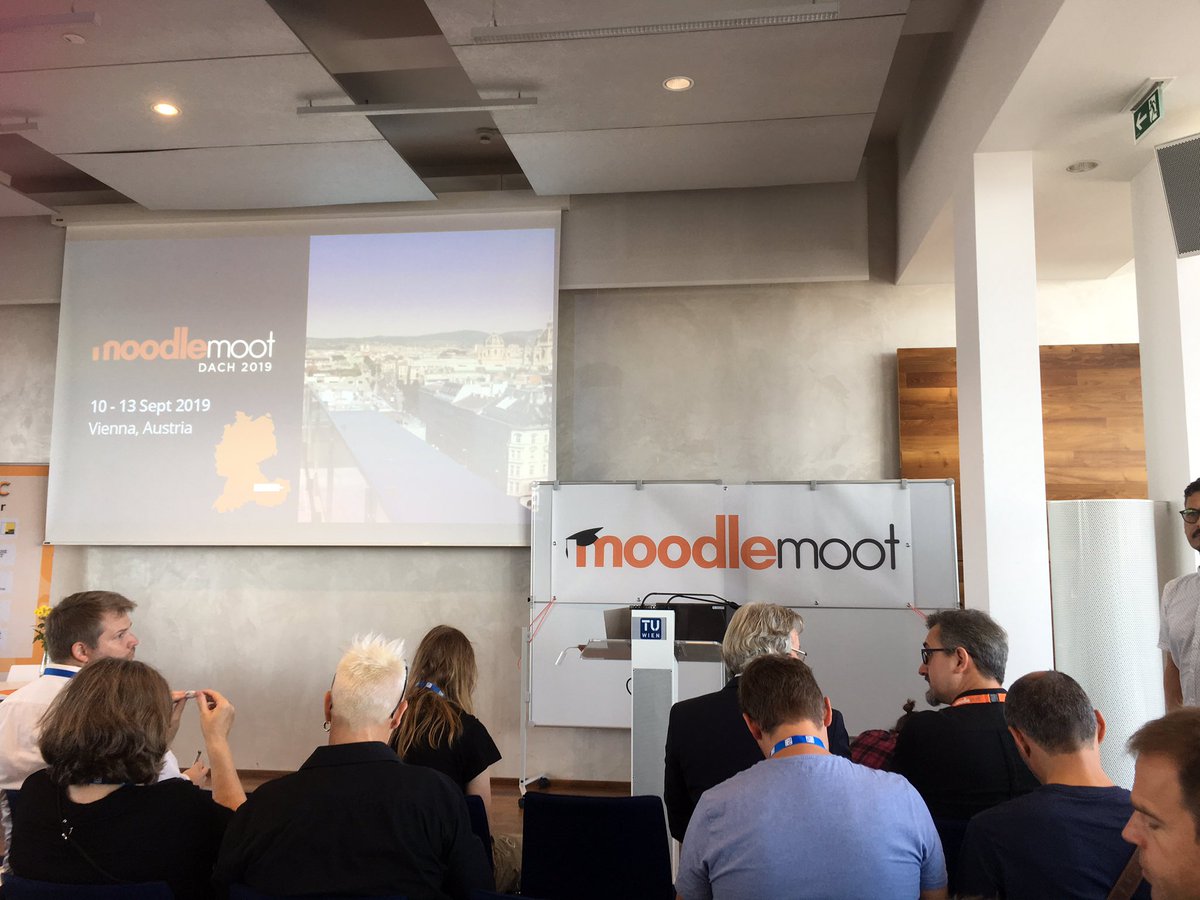 AnSchlager's tweet photo. Heute bei der Moodle Moot in Wien @imb_duk #ee13
Freue mich auf einen Interessanten tag https://t.co/bM4TSr1rT2