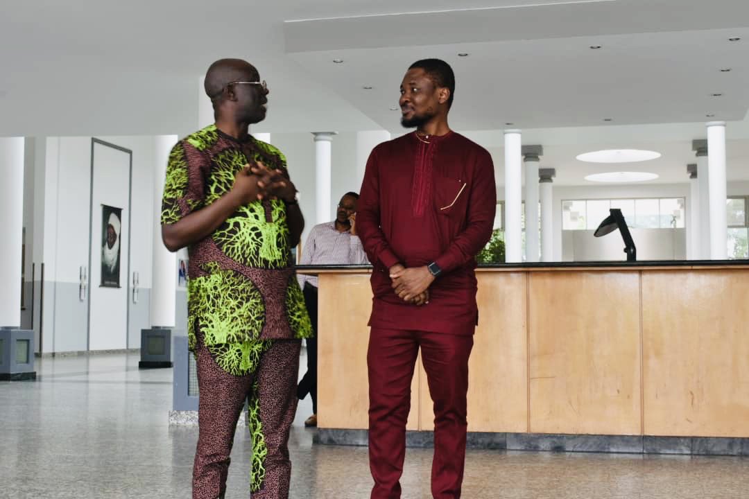 Omojuwa's tweet photo. Plotting #CODED2019 Abuja and #DigitalWealthBook event with my Egbon and support system @Olusegunverdict a day before D-day! https://t.co/ZfyFt9i2h1