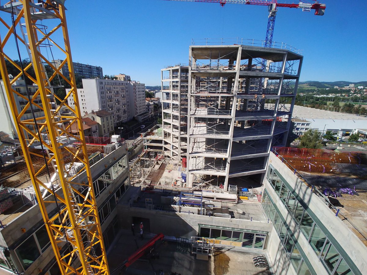 LapseEco's tweet photo. [Photos] Restructuration d’un bâtiment pour le futur siège social du @creditagricole Loire Haute-Loire #timelapse #ecolapse #lapsecam #4ktimelapse #chantier #suividechantier #construction #btp #saintetienne #loire #auvergnerhonealpes #madeinfrance https://t.co/ne8Gm64ElN
