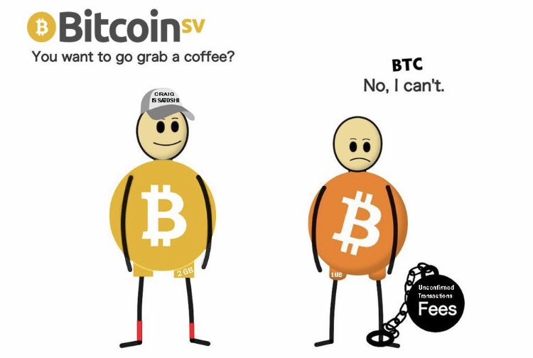 MSkieller's tweet photo. #BSV > #BTC 🤷‍♂️

#BitCoin https://t.co/r95tf9CoIy