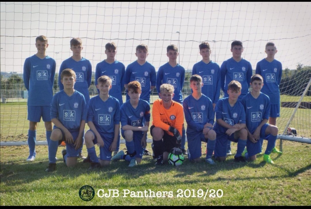 CJBFC's tweet photo. Our U15 Panthers would like to thank @SBKComputers for their generosity and sponsoring the team home kit for the next 2 seasons. https://t.co/n5Ds6d0F7L
